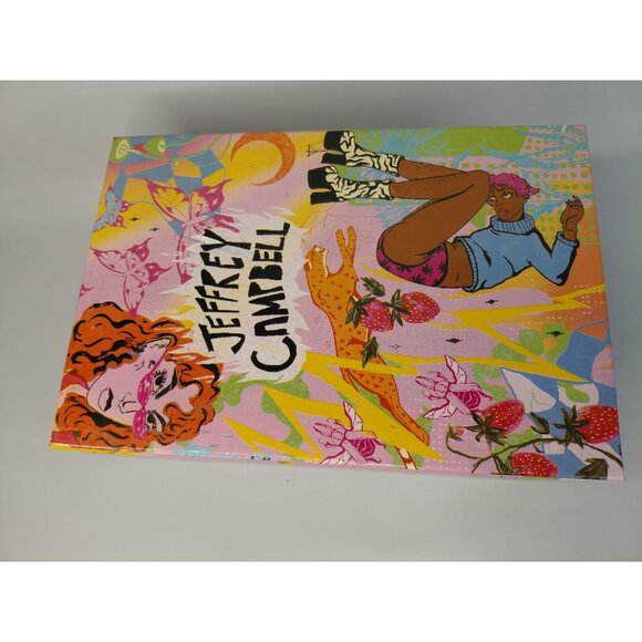 Jeffrey Campbell Womens Black Suede Cutout Western Ankle Boots Size 7M - Picture 12 of 12